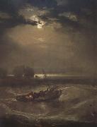 Joseph Mallord William Turner Fishermen at sea (mk31) oil